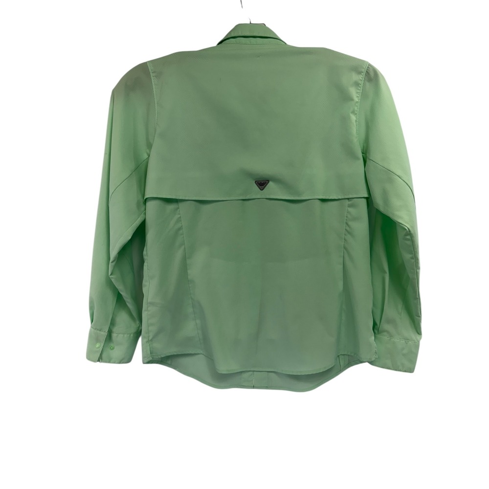 Columbia PFG Womens Large Vented L/S Fishing Shirt Light Green Size Large‎ (S36) - Picture 4 of 5